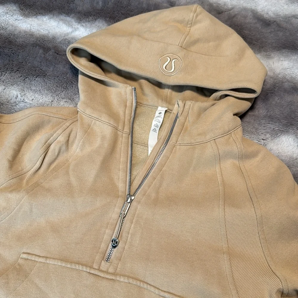 Lululemon Scuba Oversized 1/2 Zip Hoodie Trench - Picture 7 of 11